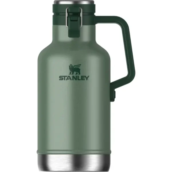 Classic_Easy-Pour_Growler_64oz_Hammertone_Green-2 فلاسک استنلی (Classic Easy-Pour Growler) سبز همرتون 1.9 لیتر - Image 1