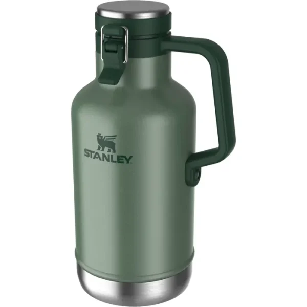 Classic_Easy-Pour_Growler_64oz_Hammertone_Green فلاسک استنلی (Classic Easy-Pour Growler) سبز همرتون 1.9 لیتر - Image 2