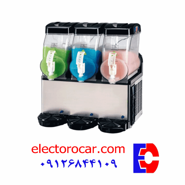 یخ در بهشت ساز سه مخزن 12 لیتری الکتروکار مدل hosk 12*3L - تصویر 1