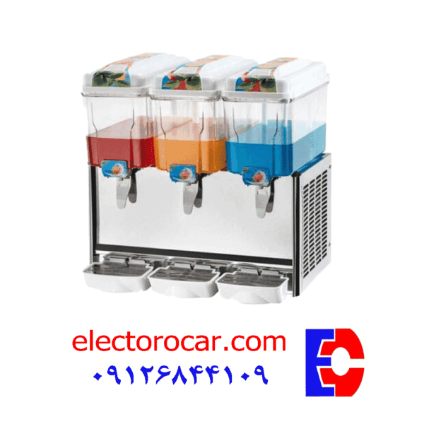 یخ در بهشت ساز سه مخزن 15 لیتری الکتروکار مدل 15*3L - تصویر 1